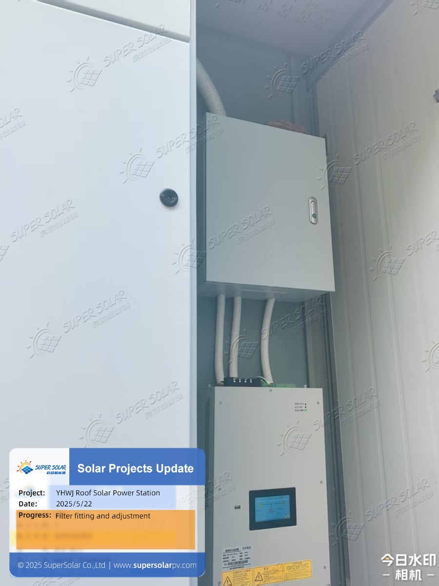 屋根上の太陽光発電所
