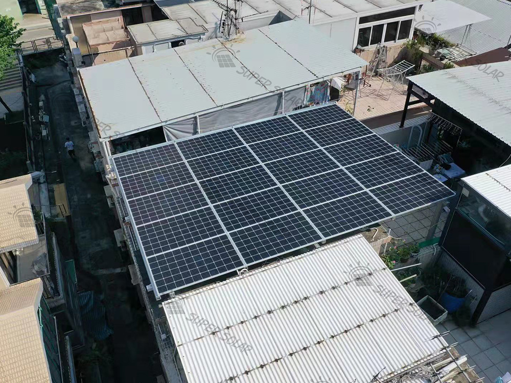 Hong Kong, CN 6.8KW Waterproof bracket solar power system