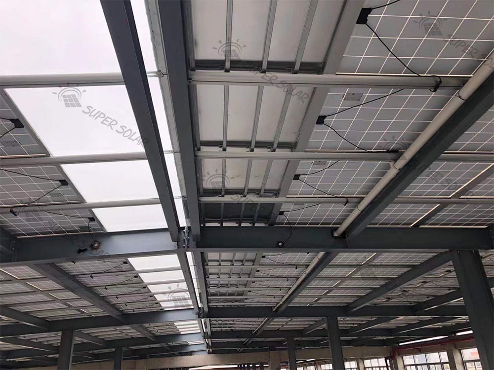 Stasiun photovoltaik atas atap BIPV 360KW China