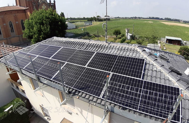 Residential tile roof solar systems