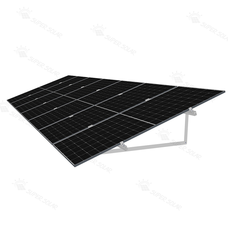 Fixed tilt solar racking triangle bracket