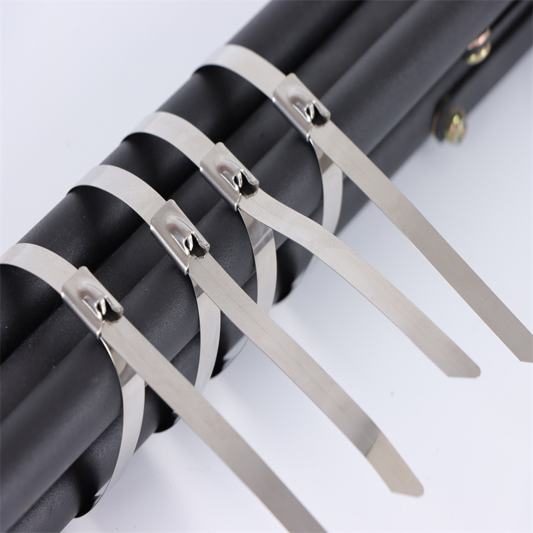 How stainless steel cable tie supports heavy load fixing