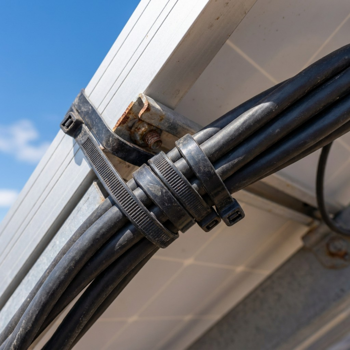 UV-Resistant vs. Standard Cable Ties for Outdoor Solar Installations