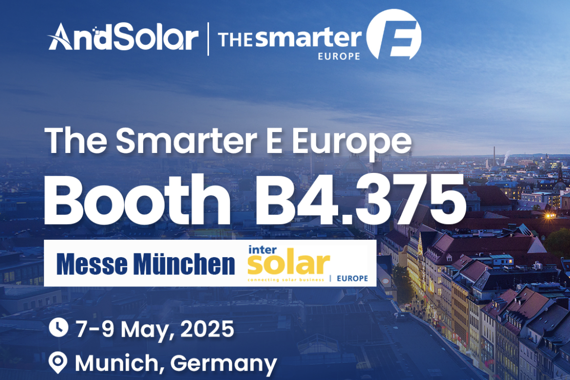 AndSolar invites you to join THE smarter E Europe in Munich