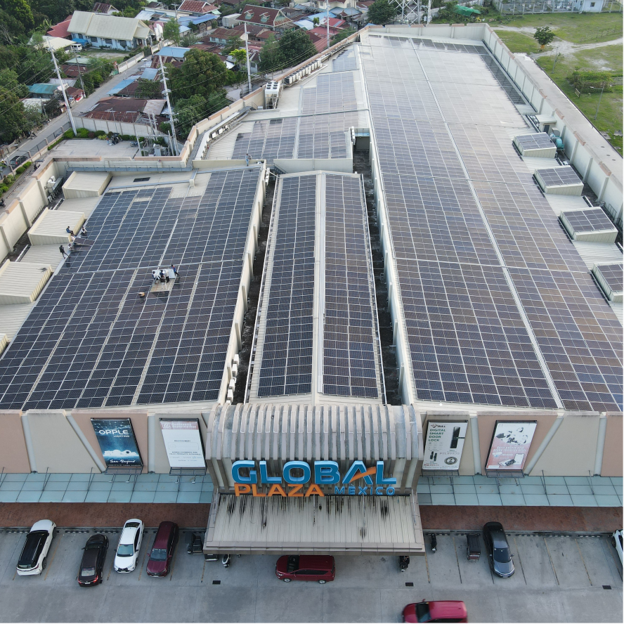Shopping Pampanga - Projeto fotovoltaico de 923 kW em Pampanga, Filipinas