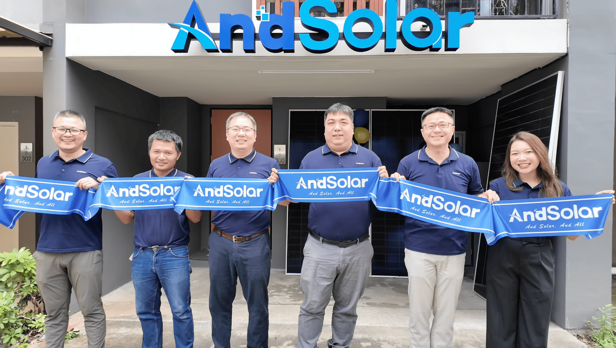 Inauguração da filial da AndSolar na Tailândia