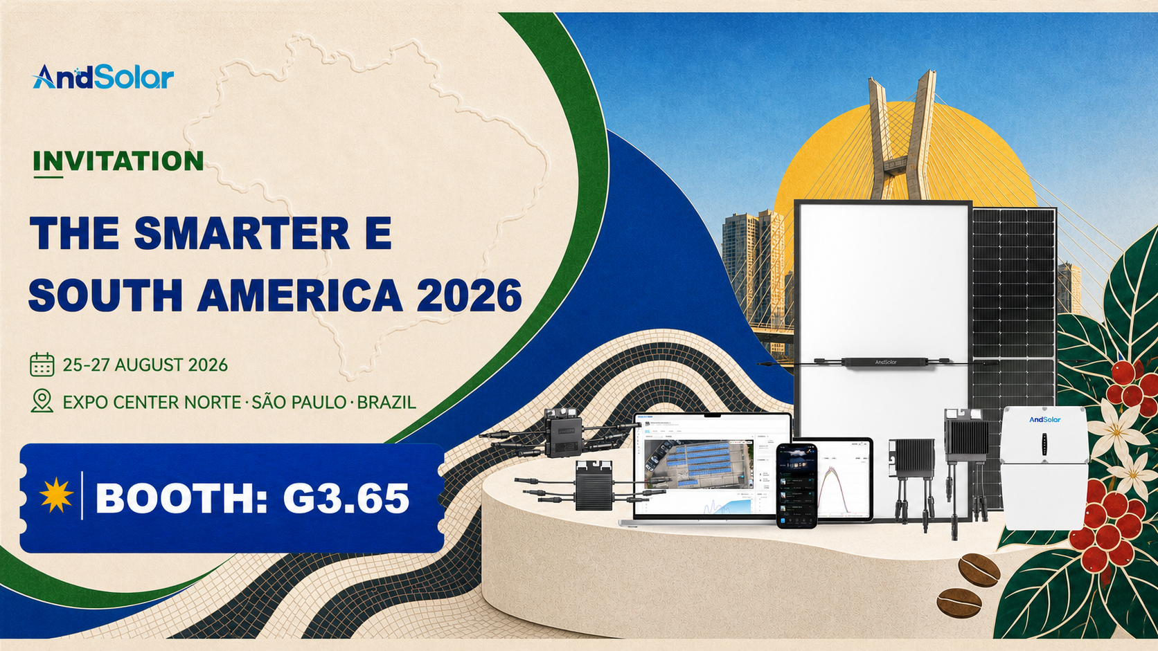 Olá, Brasil! AndSolar is Coming to São Paulo! 
