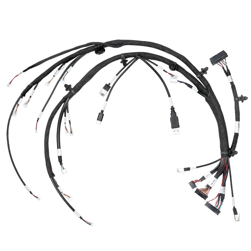 Multi-interface Integrated Harness Solution for Intelligent Cooking Robot