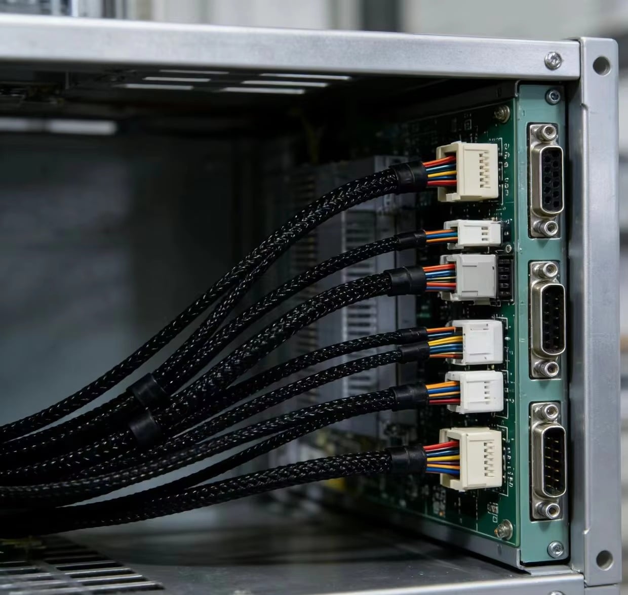 OEM Custom Wire Harness Cable Assembly with D-Sub Connector and JST Connector