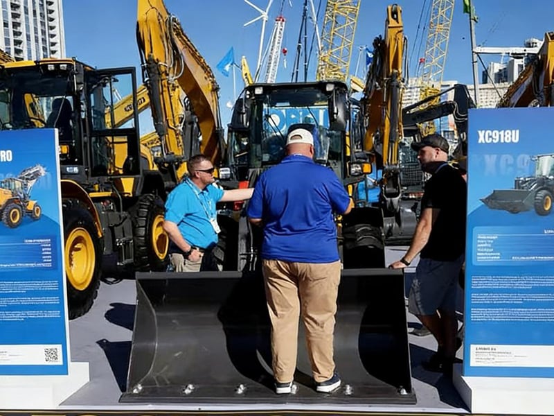 XCMG Loader Exhibition in Las Vegas