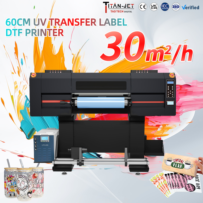 6-head UV DTF printer