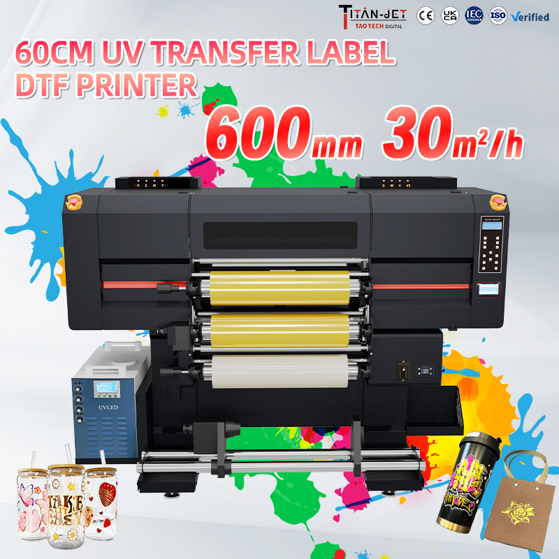 2026 High-Speed UV DTF Printer Recommendation: Taotech 6-Head Integrated Dual-Lamination Hot Stamping UV DTF Printer