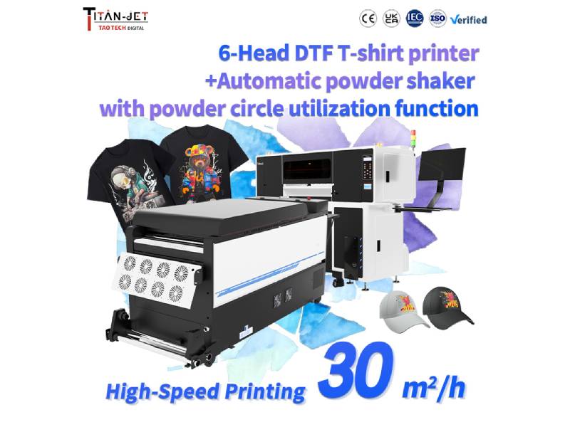 Mid-Year Push, Full Print Power — TAOTECH 6-Head White Ink DTF Printer Keeps Every Order on Track
