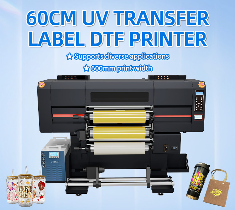 TitanJet 60E6-K: 6-Head UV Label (UV DTF) Transfer Printer with In-Line Foil Stamping & Lamination