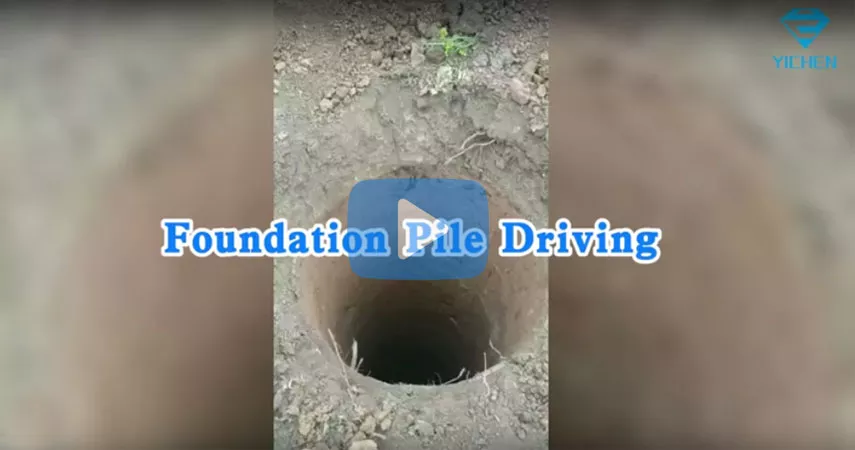 Foundation Pile Driving by Auger