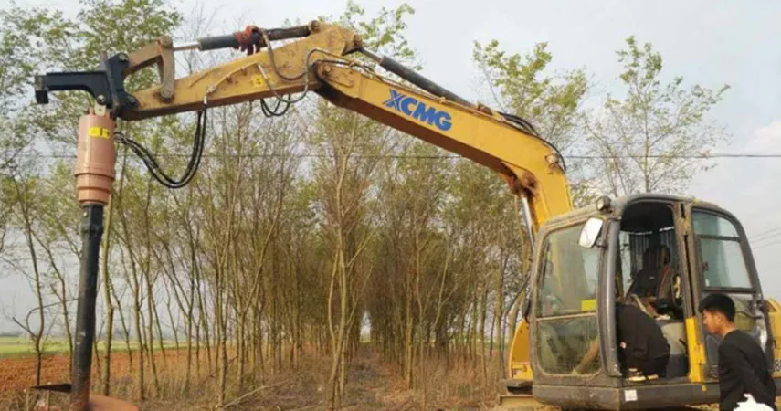 What if it's hard to plant trees and dig holes? Easy to handle with a auger.