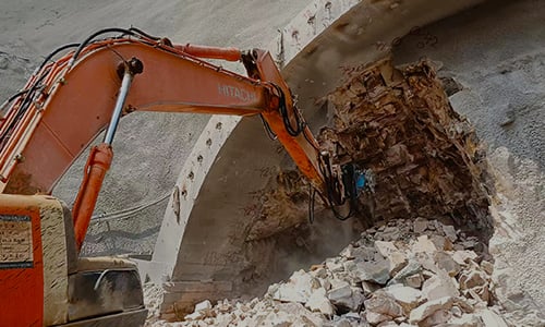 Three Blade Rock Saws for High-Output Road and Concrete Cutting