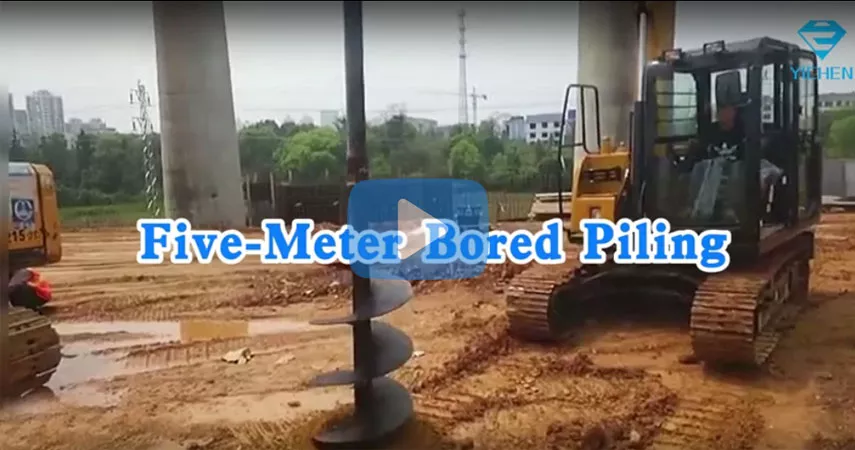 Five-Meter Bored Piling by Auger