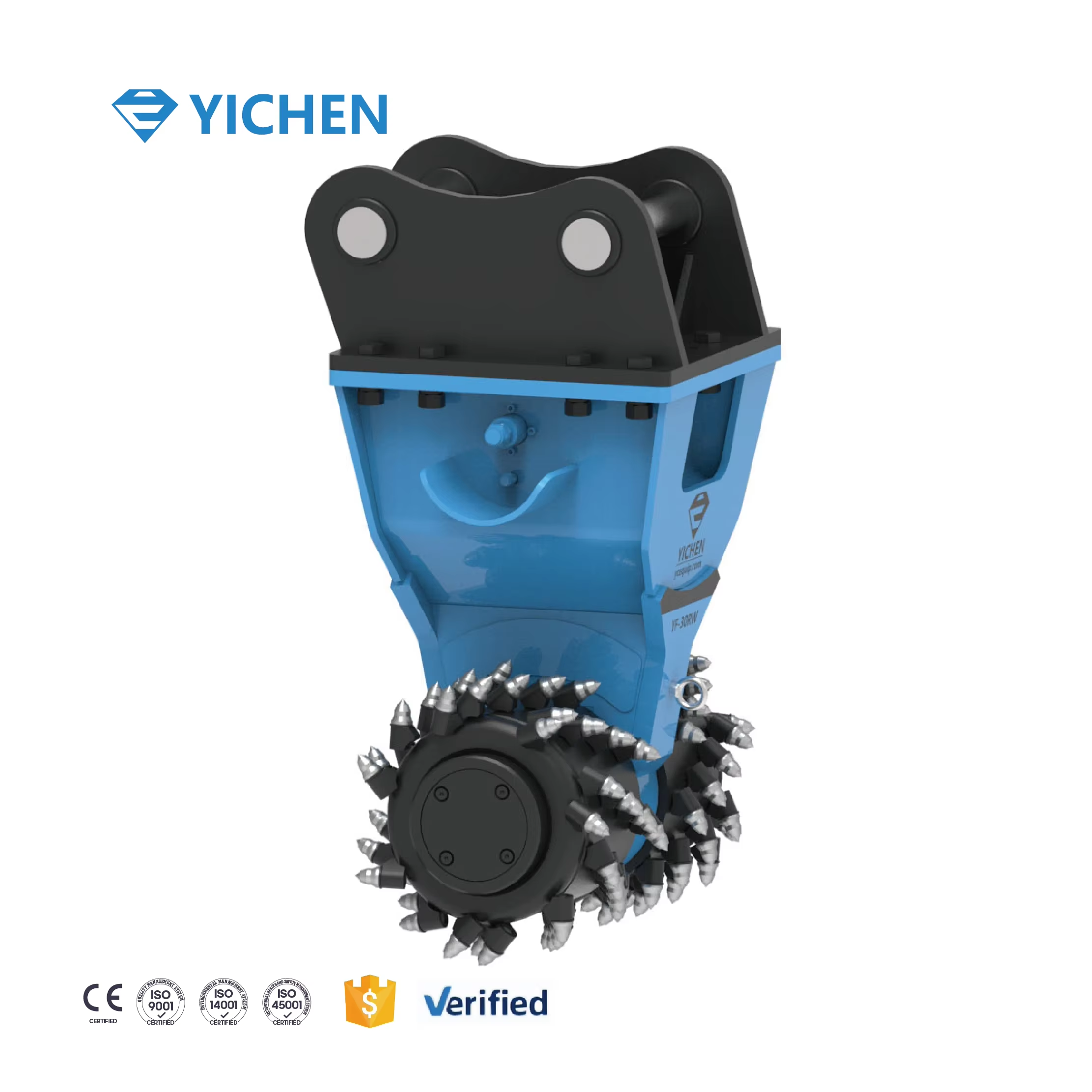 Drum Cutter – Heavy-Duty Rock & Concrete Cutting Attachment​