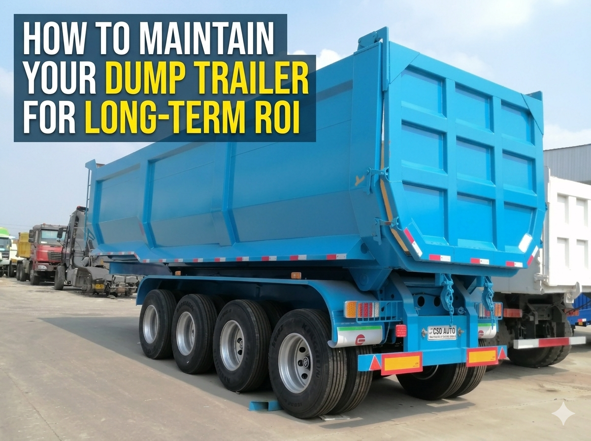 How to Maintain Your Dump Trailer for Long-Term ROI (2026 Guide)