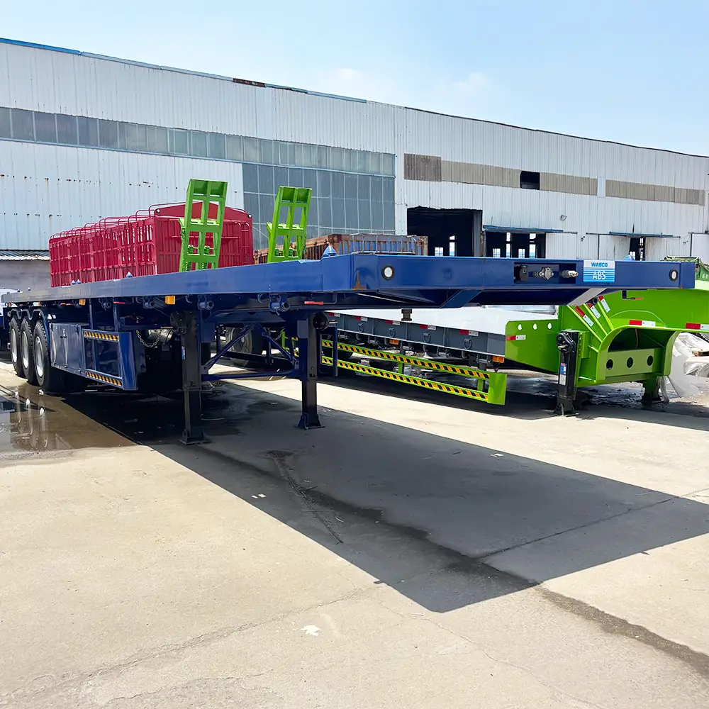 Heavy Duty Tri Axle Flatbed Trailer