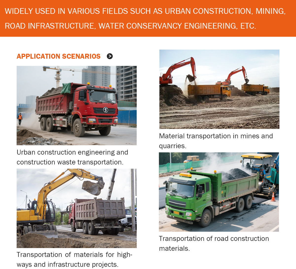 Shacman H3000 dump truck Applications.jpg