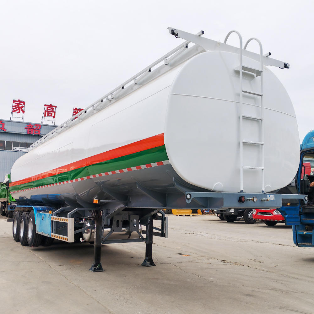 3 Axle 4-compartment 51,000-liter Oil Tanker Trailer: 50T Payload, ISO ...