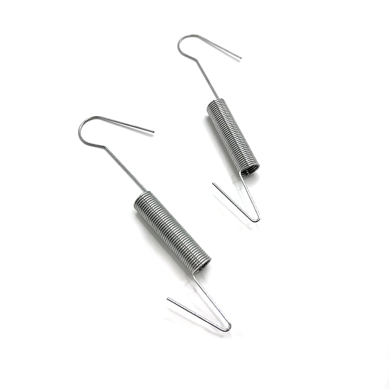 Hongsheng Stainless Steel Tension Small Coil Double Hook Tension Spring