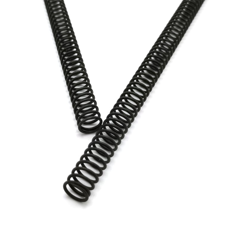Basınç Yayı Yorgunluk Dayanımı Kara Zink Kara 3mm Uzun Yayı