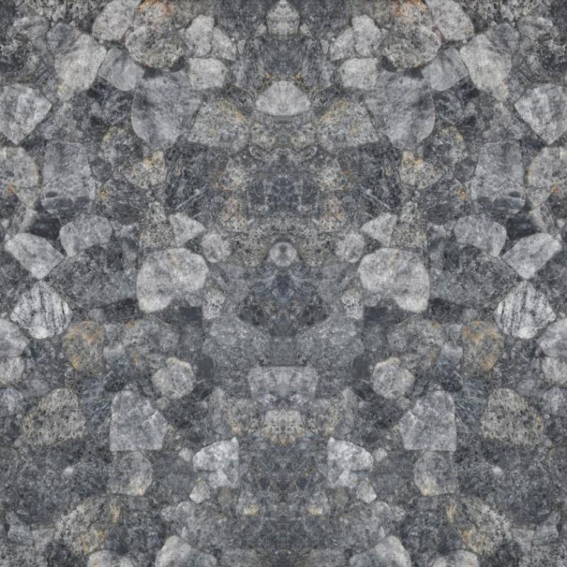 Lámina de cristal gris piedra semipreciosa