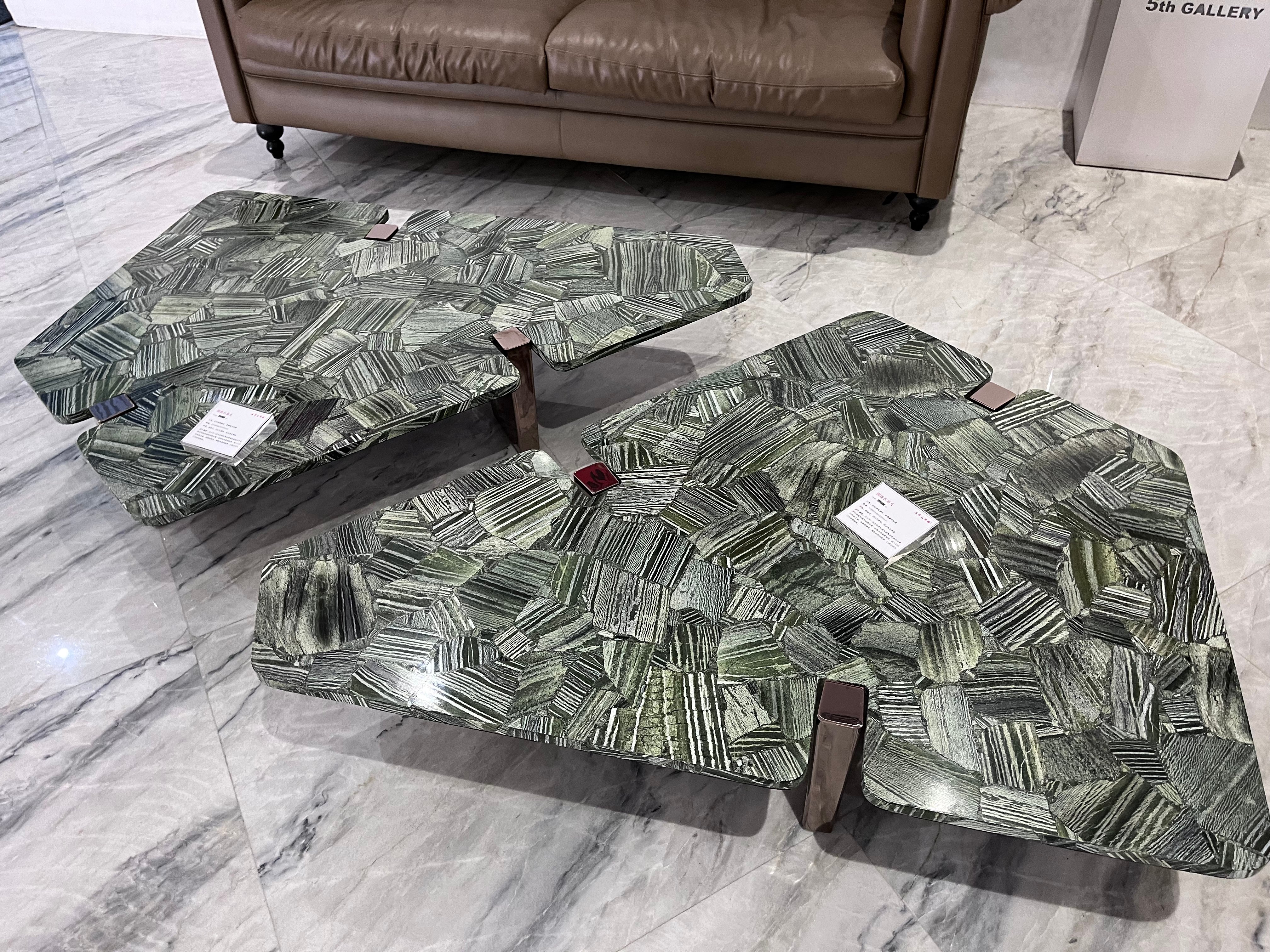 Kamień półszlachetny - stół z kamieniem premium, meble z kamienia, dzieła sztuki z kamienia