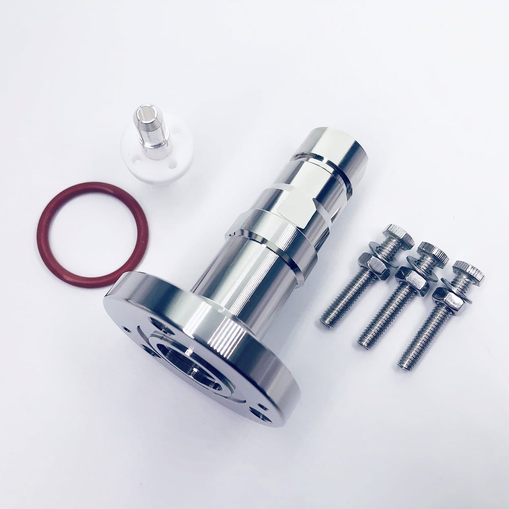 What makes RF connectors reliable for wireless base station connections?