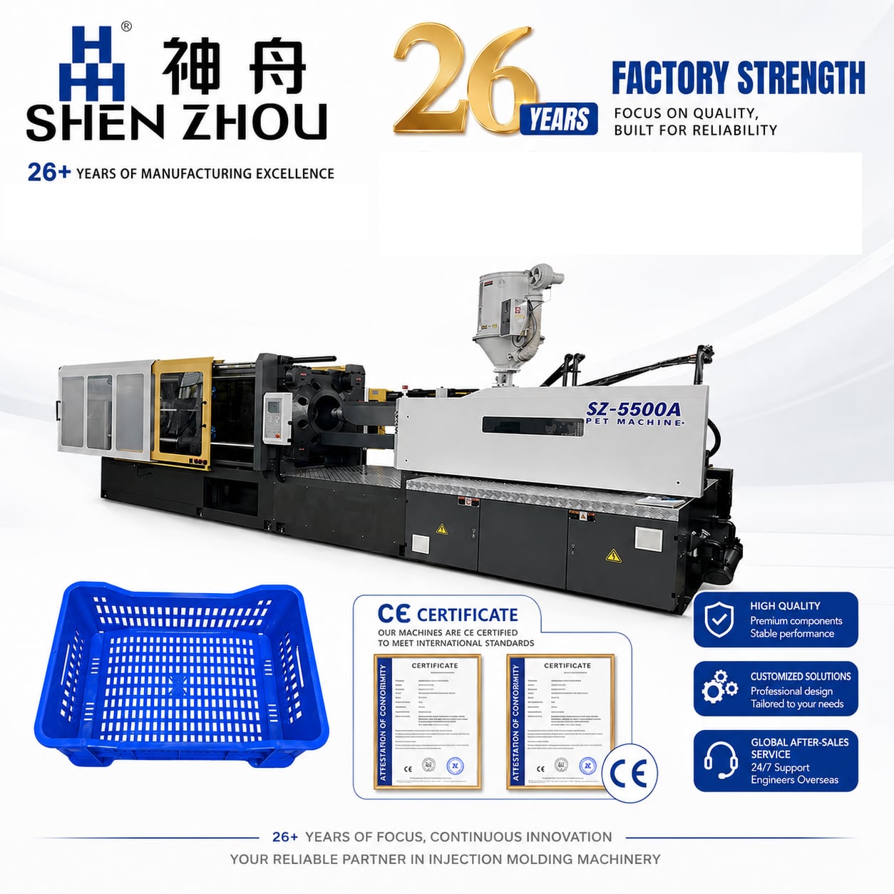 Fruit Crate Logistics Crate Injection Molding Machine