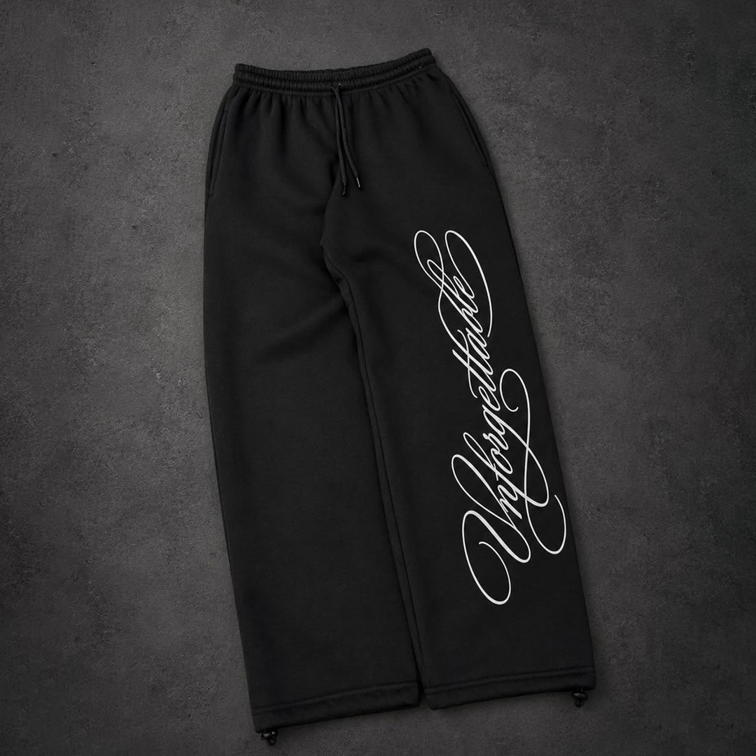 Premium Black Baggy Joggers: Custom OEM/ODM Manufacturing for Global Fashion Brands