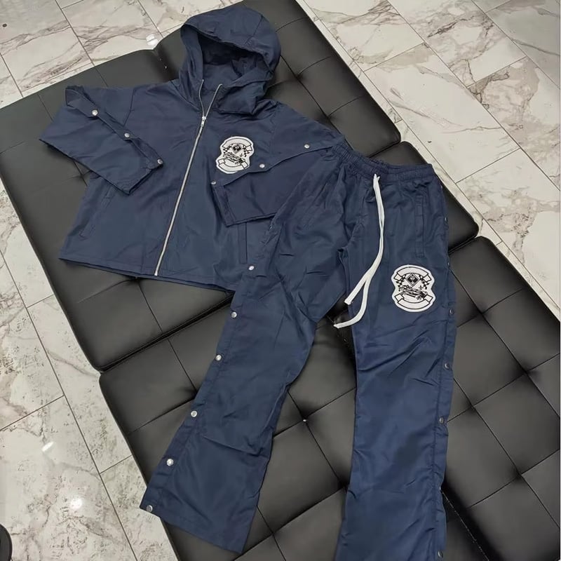 Costume de sport street-style din nailon/bumbac, personalizabile la fabrică – cu imprimare/broderie, personalizare disponibilă