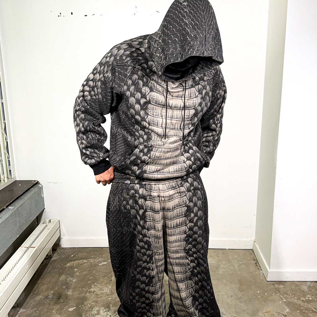 Premium Black Baggy Sweats – Custom Manufacturing for Global Men’s Streetwear Brands
