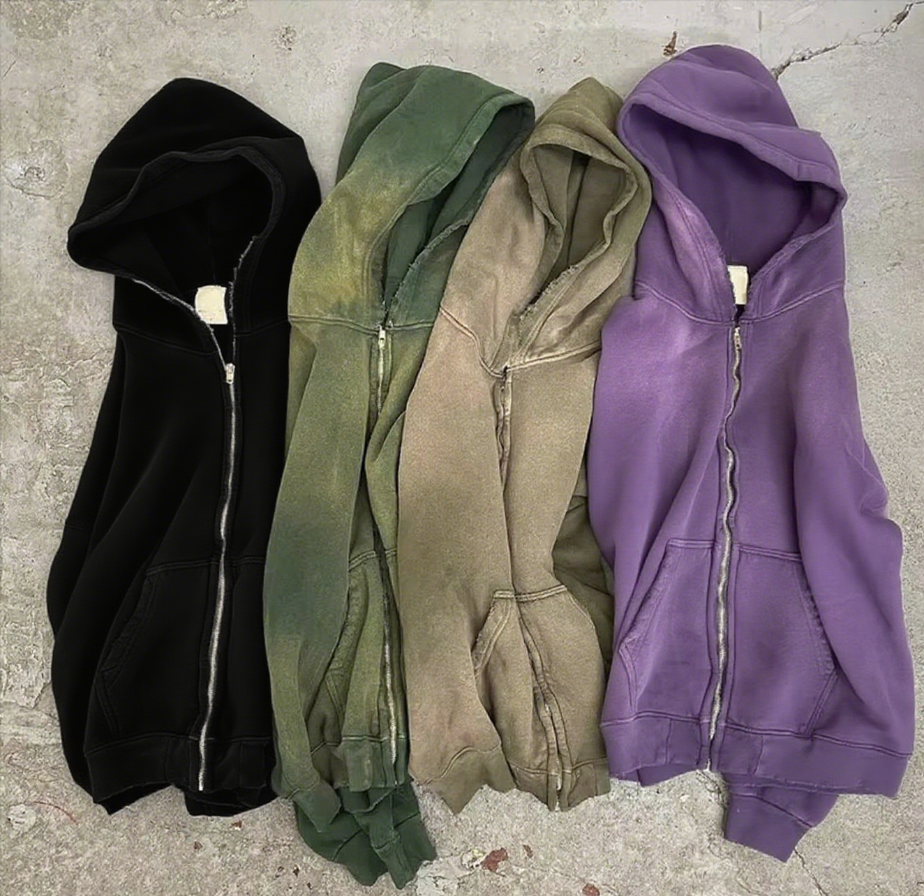 Black Plain Zip Up Hoodie: Premium Customization for Global Brands