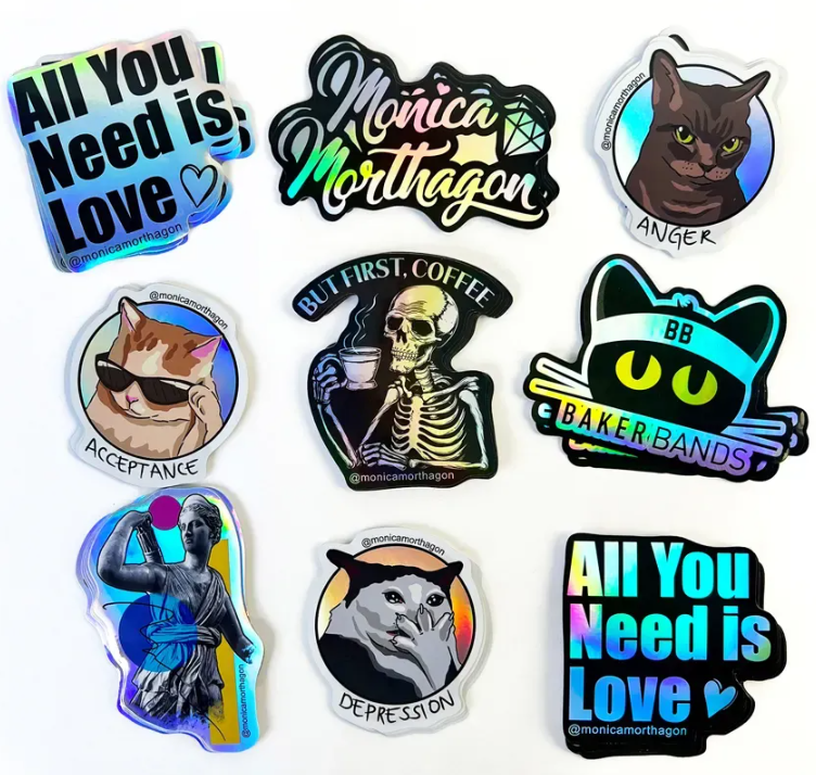 How can you turn one-time customers into loyal brand advocates by giving away stickers?