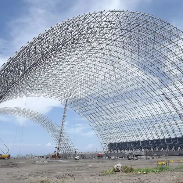 Modern Industrial Design Indoor Stadium Steel Structure Building Space Frame for House Warehouse Workshop Made of Sandwich Panel