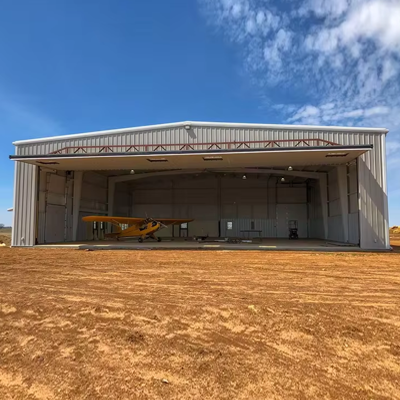 Metal Building Prefab Steel Structure Airplane Hangar Workshop Warehouse Steel Hanger Workshop
