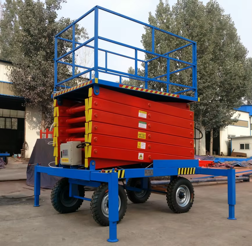 4-18m Traction type scissor lift platform