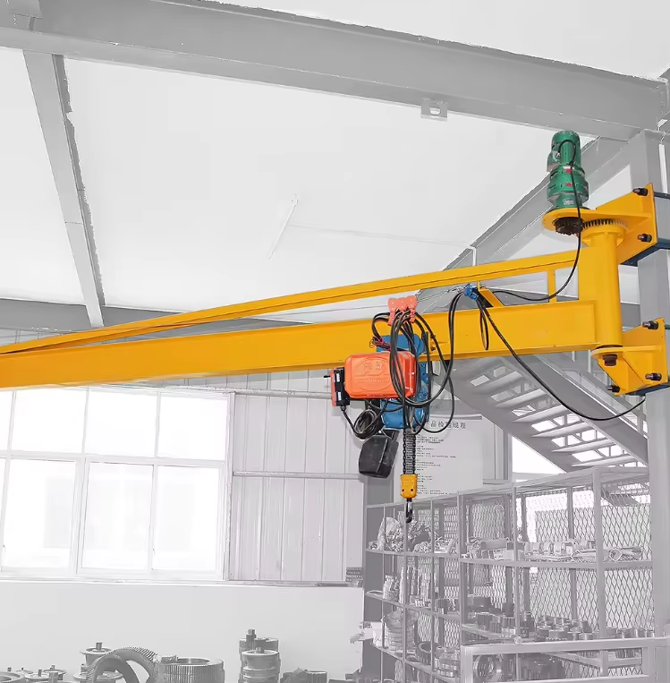 1T Electric Lift Wall Type Jib Crane with Chain Hoist