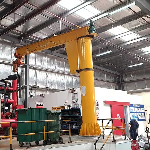 360 degree electric freestanding cantilever crane