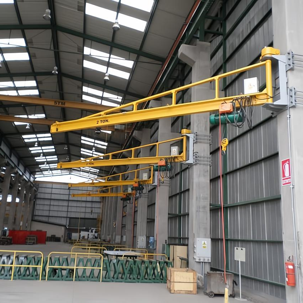 1T Electric Lift Wall Type Jib Crane with Chain Hoist