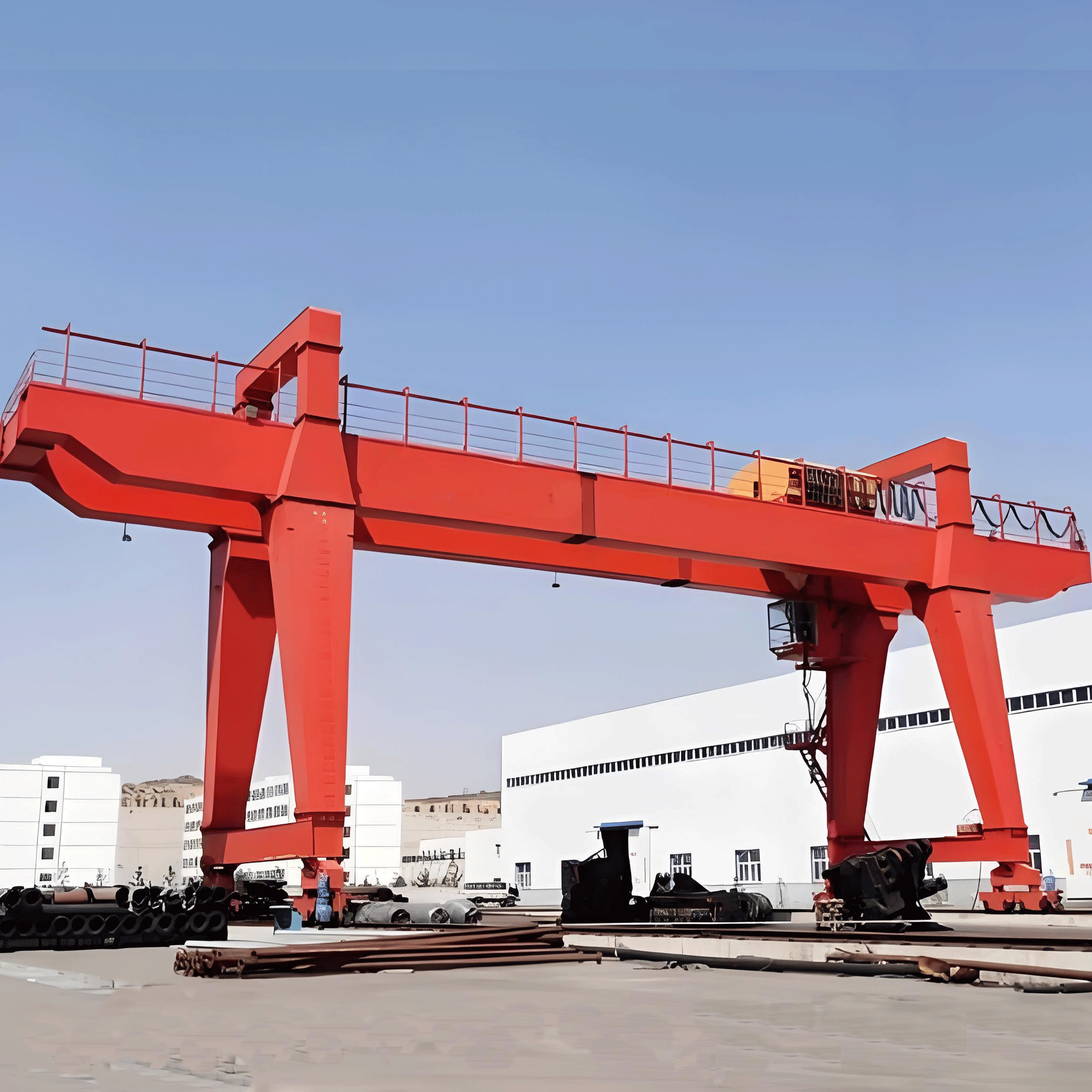 Specialized in manufacturing 20t double-girder gantry cranes