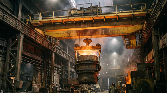 QDY type metallurgy ladle overhead crane Brief description