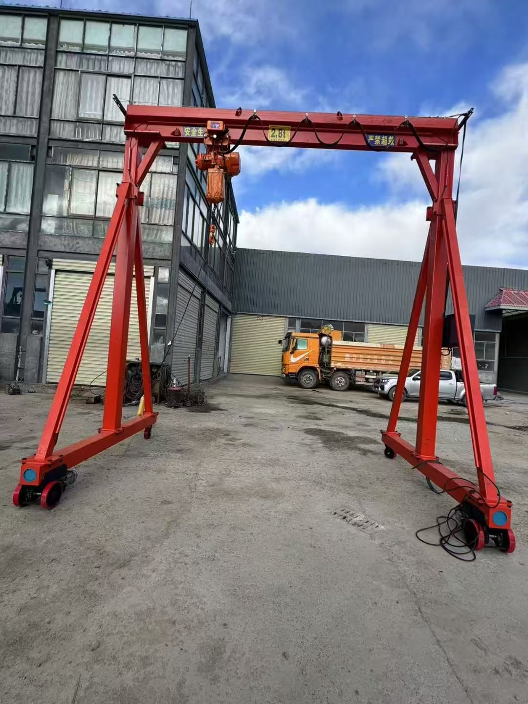 Manufacturer Portable Outdoor Mini Gantry Crane 1-10 Ton 