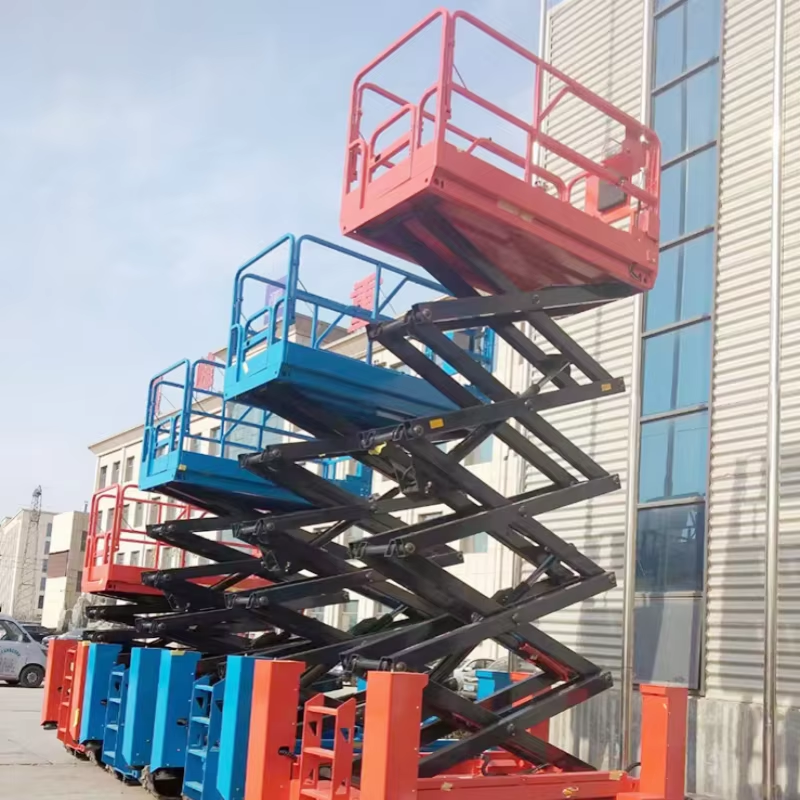 4-18m Traction type scissor lift platform