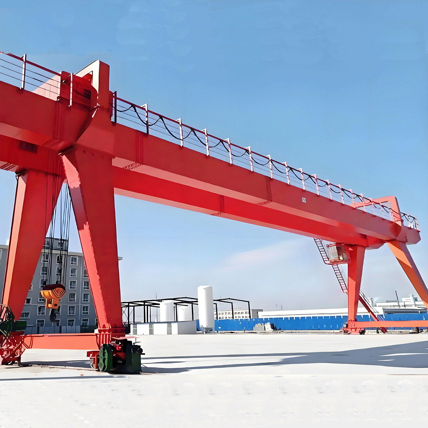 Specialized in manufacturing 20t double-girder gantry cranes