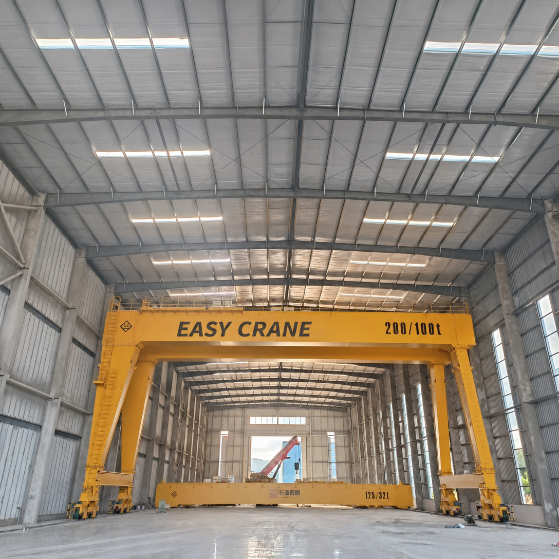 Specialized in manufacturing10- 200t double-girder gantry cranes